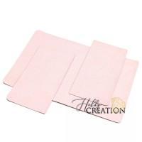 Заготовка для создания паспорта / переплетный кожзам матовый, зефирно-розовый